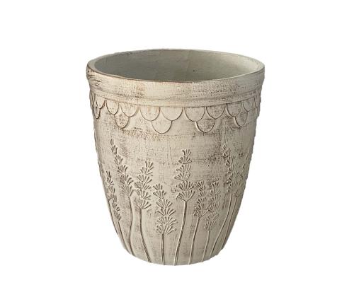 Lillepott SUNNY LAVENDEL D37xH42cm, kreem