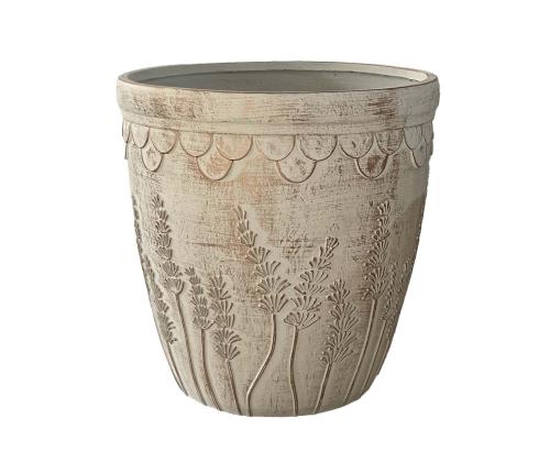 Lillepott SUNNY LAVENDEL D44xH50cm, kreem