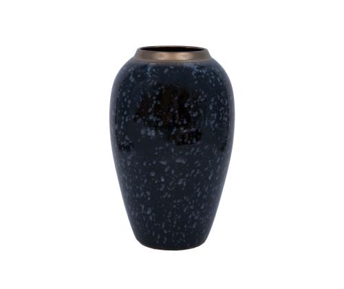 Vaas TITAN STONE D17xH27cm, must/hall