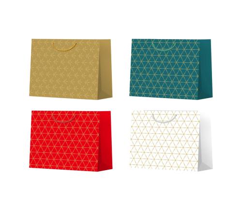 Kinkekott GLOSS S, 24x18x8,5cm, mix
