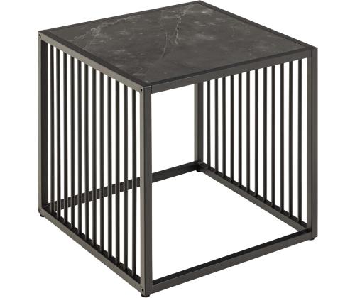 Abilaud STRINGTON 40x40xH40cm, must, melamiin, MDF, teras
