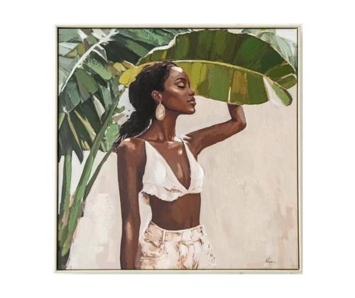 Maal raamiga FAMOUS 82,5x82,5cm, "Rihanna"