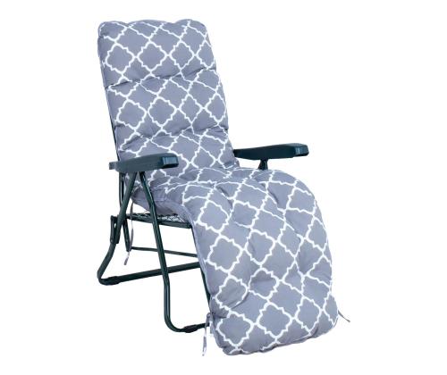 Lamamistool BADEN-BADEN hall rombidega kate