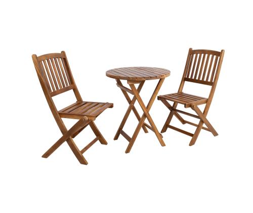 Rõdukomplekt GWEN D60cm laud ja 2 tooli