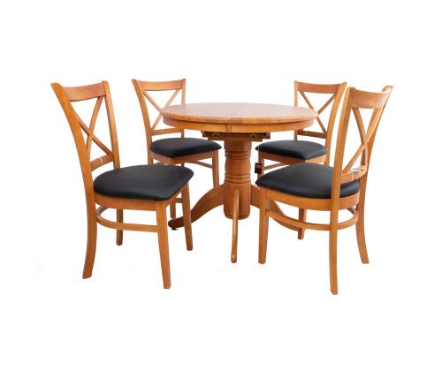 Söögilauakomplekt MIX & MATCH 4-tooliga