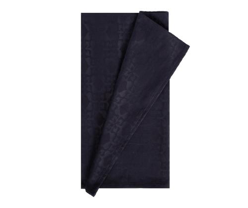 Linik PARTY 43x116cm, must motiiv, 50% puuvill 50% polüester, kangas 937