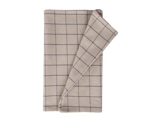 Linik LINEN 43x170cm, linane ruut, 100% linane, kangas 939