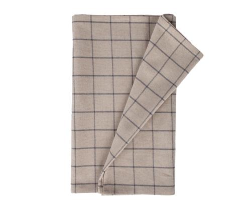 Laudlina LINEN 170x170cm, linane ruut, 100% linane, kangas 939