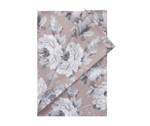 Linik ZHAO 43x116cm, hallid roosid, 50% puuvill 50% polüester, kangas 037