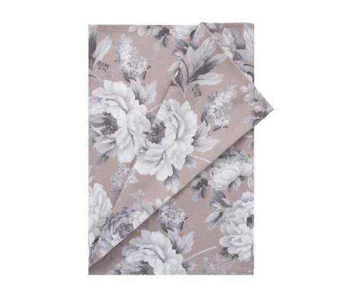 Linik ZHAO 43x150cm, hallid roosid, 50% polüester, 50% puuvill, kangas 037