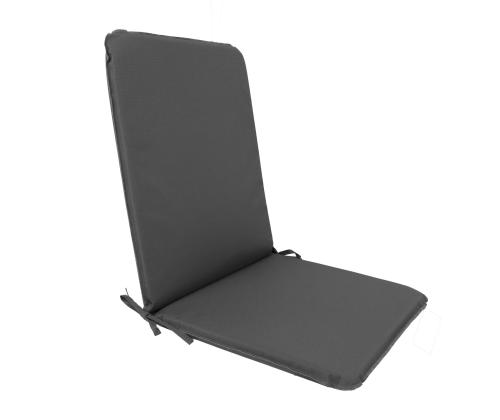 Toolikate seljatoega OHIO-2 43x90x2,5cm, tumehall, 100% polüester