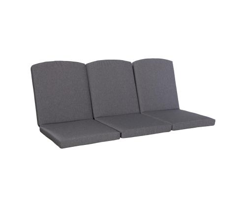 Kiigepadjad FRANCO 116x54xH7cm, tumehall, kangas 340, 100% polüester