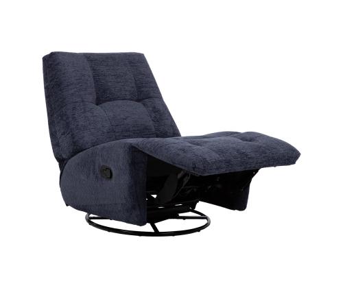 Tugitool WILLA manuaalne recliner, pöörlev ja kiikuv 82x97xH96cm, sinine