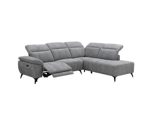 Nurgadiivan HAMID PN, elektriline recliner 279x106/225xH82cm, hall