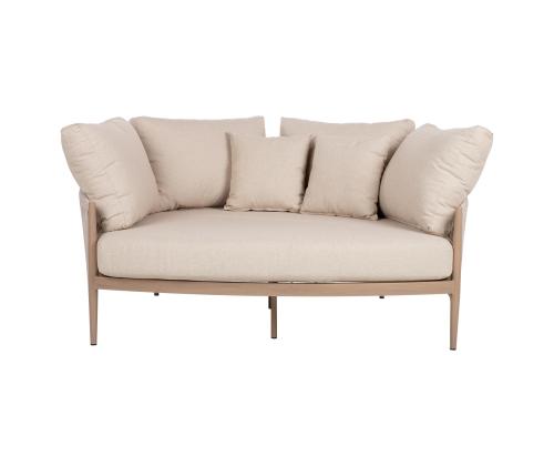 Diivan MEDINA 163,5x135xH71,5cm, beež