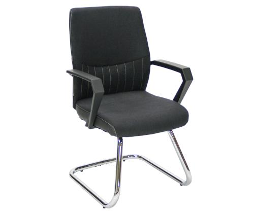 Klienditool ANGELO 58x57xH90cm, must