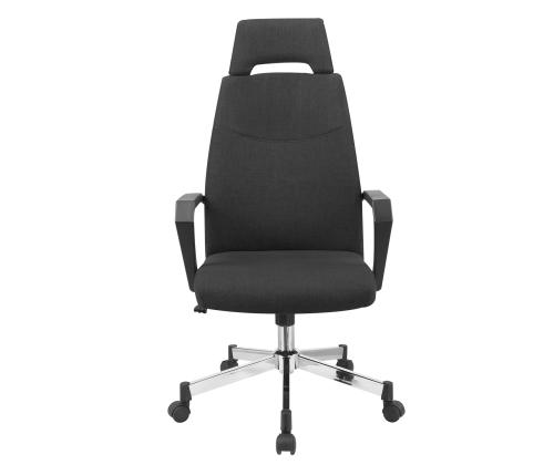Töötool DOMINIC 58x59xH113,5-121cm, must