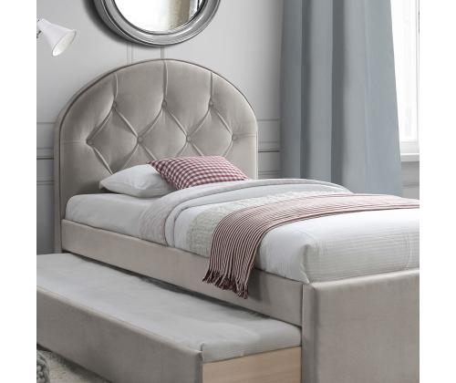 Voodi LARA 90x205cm, ilma madratsita, šampanja