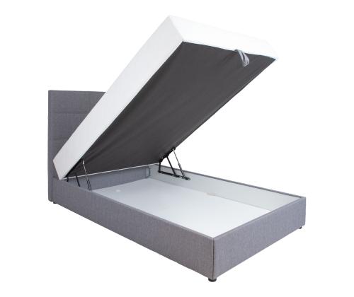 Kontinentaalvoodi LEIKO 140x200cm, hall