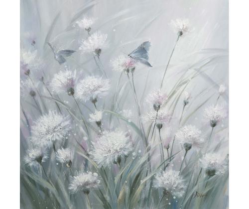 Õlimaal 60x60cm, võililled 2