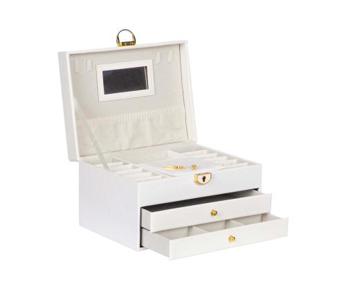 Ehtekarp SEZANE 23x17x13.5cm, valge