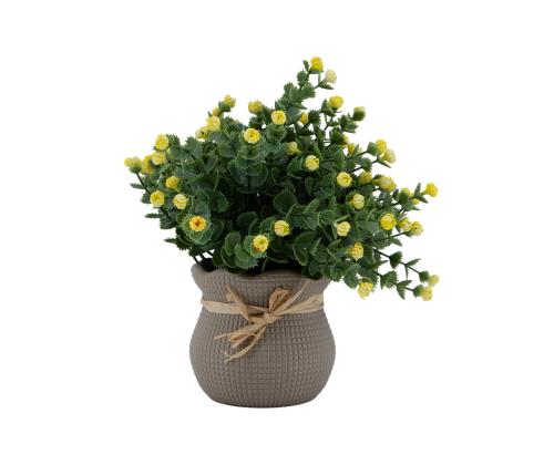Kunstlill FLOWERLY H21cm väiksed õied potis, mix
