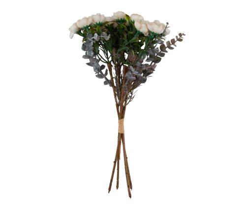 Kunstlill FLOWERLY H26cm 4tk roosid kimbus, mix