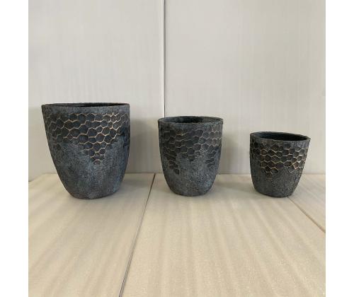 Lillepott SUNNY COVE D44xH50cm, tumehall