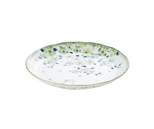 Taldrik HIDAMARI D24,5xH3cm kass ja kirsiõied
