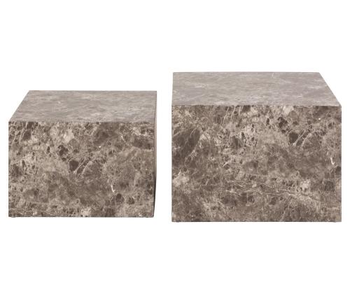 Diivanilaud DICE 58x58xH40cm, helepruun