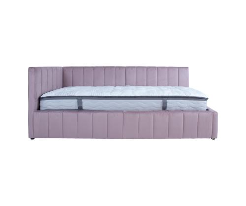 Voodi JASPER 90x200cm, madratsiga HARMONY DUO, roosa