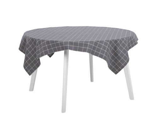 Laudlina LINEN 136x136cm, hall ruut, 100% linane, kangas 120