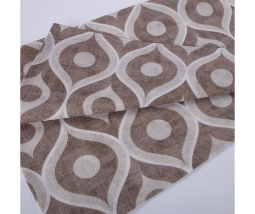 Linik LONETA NEW 43x116cm, beež motiiv, 50% puuvill 50% polüester, kangas 035