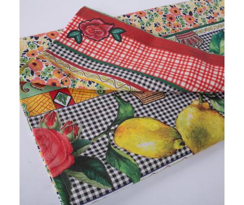 Linik LONETA NEW 50x134cm, lõbus muster, 100% puuvill, kangas 036