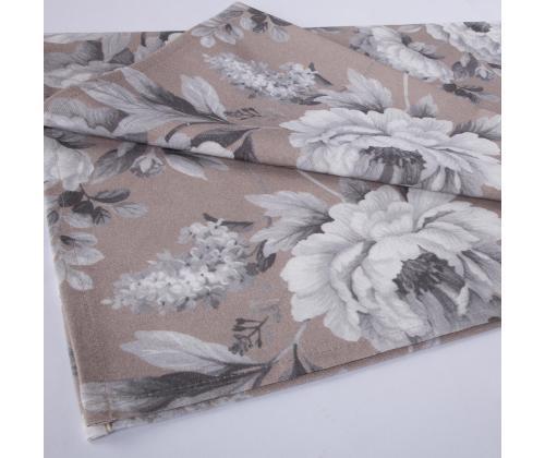 Linik ZHAO 43x150cm, hallid roosid, 50% polüester, 50% puuvill, kangas 037