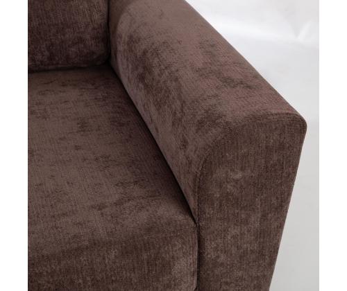 Nurgadiivanvoodi INGA 217x92/160xH92cm, pruun