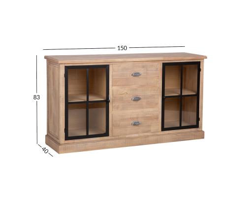 Kummut MONACO 150x40xH83cm
