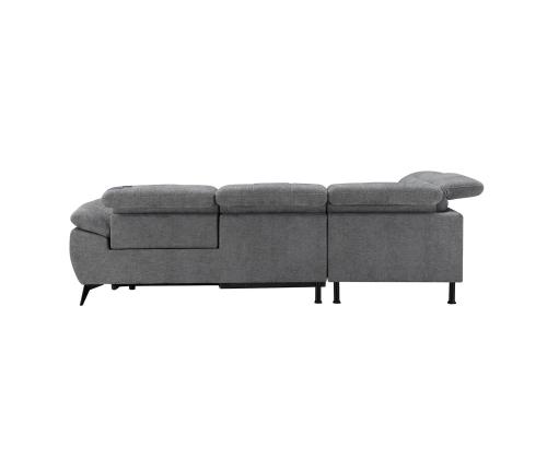 Nurgadiivan HAMID VN, elektriline recliner 279x225/106xH82cm, hall