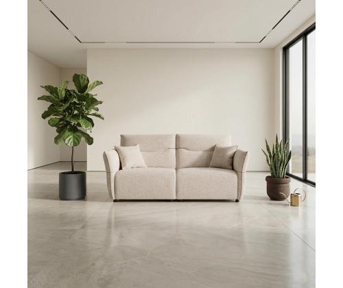 Diivan CALLA 2,5-kohaline 184x100xH92cm, kaeravalge