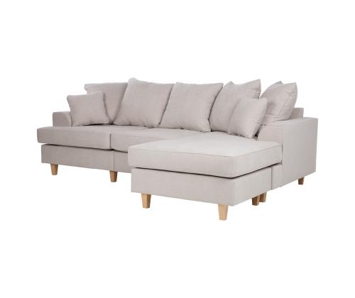 Nurgadiivan JAMAICA 260x108/177xH97cm, helehall