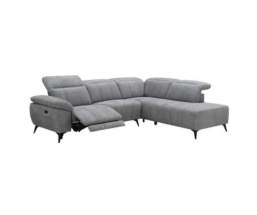 Nurgadiivan HAMID PN, elektriline recliner 279x106/225xH82cm, hall
