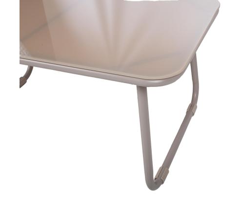 Aiamööblikomplekt MACOS laud, diivan ja 2 tooli, beež