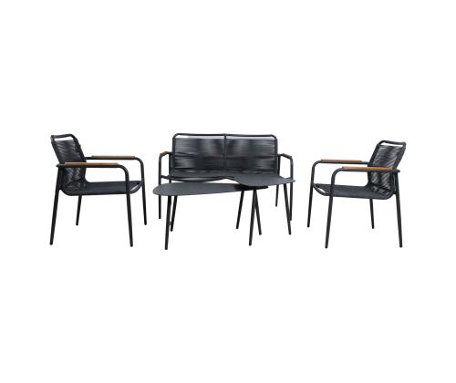 Aiamööblikomplekt NEBO 2 lauda, pink ja 2 tooli