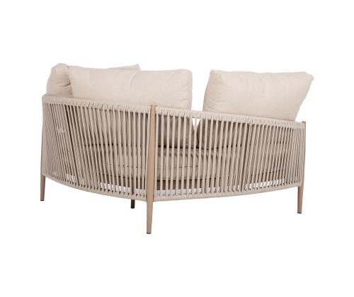 Diivan MEDINA 163,5x135xH71,5cm, beež