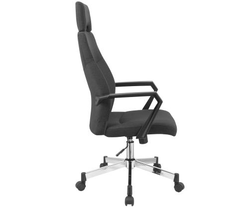 Töötool DOMINIC 58x59xH113,5-121cm, must