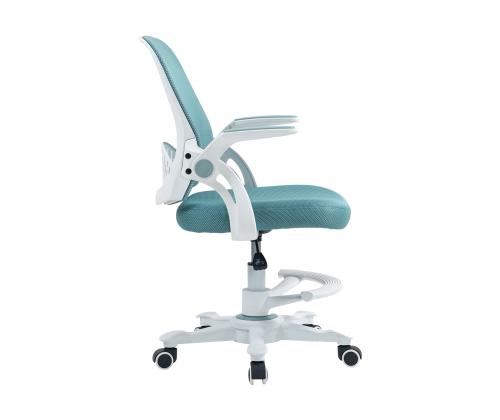 Laste töötool EMMY jalatoega 59x57xH87-99cm, türkiissinine