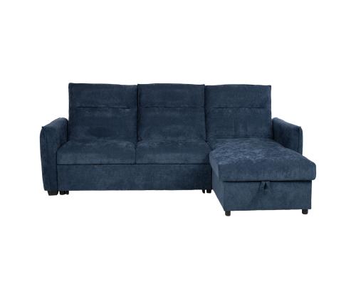 Nurgadiivanvoodi SCALA 244x155/88xH102cm, sinine