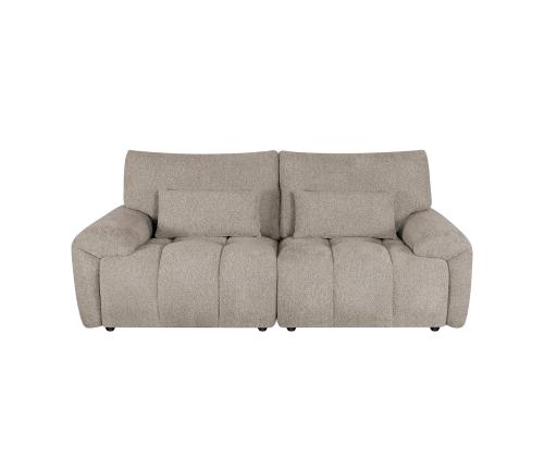 Diivan BARBARA 2,5-kohaline 210x100xH89cm, helepruun