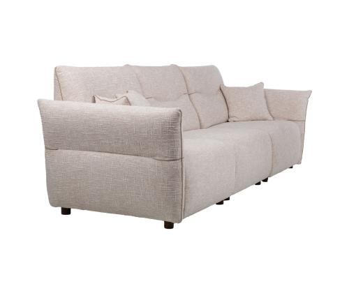 Diivan CALLA 4-kohaline 284x100xH92cm, kaeravalge