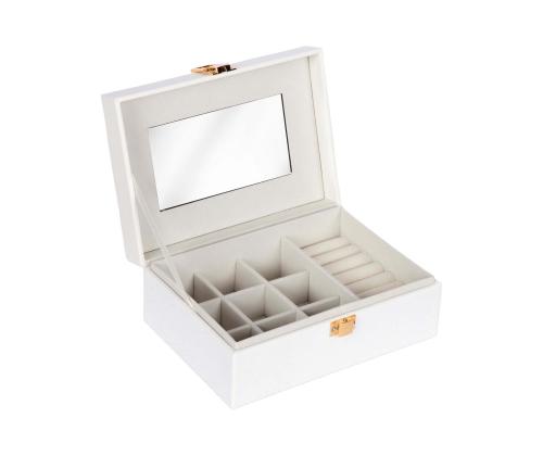 Ehtekarp SEZANE 20x14x8.5cm, valge